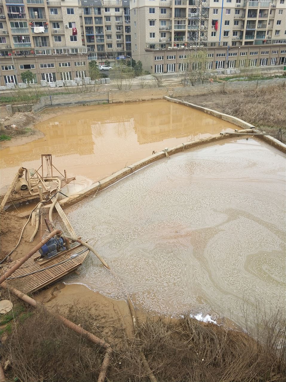 马村沉淀池淤泥清理-厂区废水池淤泥清淤